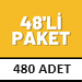 48 Paket - 480 Adet